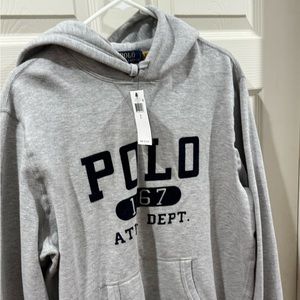 Gray polo sweater